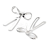 Bowknot Rack Plating Brass Studs Earrings for Women KK-Z038-23P-2