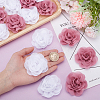 20Pcs 2 Colors Polyester Flower Ornament Accessories DIY-AR0004-39-3