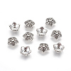 Tibetan Style Bead Caps TIBEB-A24621-AS-FF-1