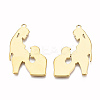 Ion Plating(IP) 201 Stainless Steel Pendants LS-STAS-N098-068LG-1