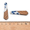 Resin and Walnut Pendants FIND-R051-06D-3