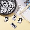 22Pcs 22 Style Tarot Theme Printed Acrylic Pendants MACR-SZ0001-81-5