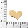 304 Stainless Steel Pendants STAS-R155-008G-3