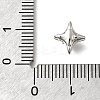 Brass Micro Pave Clear Cubic Zirconia Beads KK-U061-15B-P-3