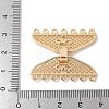Brass Snap Clasps KK-U052-26G-3