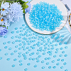 1000Pcs Transparent Acrylic Beads TACR-ME0001-08B-5