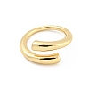 Brass Open Cuff Rings RJEW-G309-02G-2