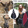 Men's Viking PU Leather Belt Chain with Belt Pouch Renaissance DIY-WH0504-46B-5