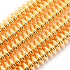 Electroplate Non-magnetic Synthetic Hematite Beads Strands G-L485-05A-G-1