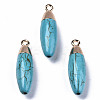 Synthetic Turquoise Pendants G-N326-61-1