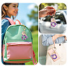 Resin Butterfly Pendant Keychains KEYC-TAC0034-03O-7
