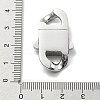 304 Stainless Steel Bayonet Clasps STAS-B082-01E-P-3