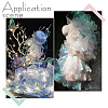 10M Iridescent Organza Pleated Lace Ribbon OCOR-HY0002-34C-4