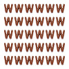 Opaque Acrylic European Beads OACR-TAC0019-006W-2