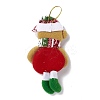 Non Woven Fabric Christmas Pendant Decorations LS-AJEW-P099-07-2