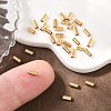 SHEGRACE Brass Tube Beads XGRPCP415-250G-5