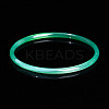 Dyed Natural Green Onyx Agate Simple Plain Bangle for Women FIND-PW0021-09B-05-1