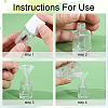Transparent Glass Nail Polish Empty Bottle MRMJ-GL0001-18-4