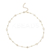 Brass Satellite Chains Necklaces NJEW-JN05254-4