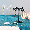 8 Pairs 8 Style Brass Hoop Earrings EJEW-PJ0001-05-7