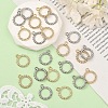 12Pcs Alloy Rhinestone Pendants FIND-YW0007-95G-4