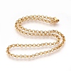 304 Stainless Steel Rolo Chain Necklaces NJEW-G313-13G-1