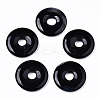 Natural Black Agate Pendants X-G-S364-074A-1