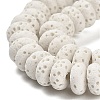 Natural Lava Rock Dyed Beads Strands G-L586-B01-14-4
