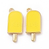 Brass Enamel Pendants KK-A168-16-02G-2