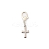 Cross 304 Stainless Steel Pendant Decorations HJEW-JM03574-2
