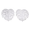 Non-Tarnish 201 Stainless Steel Filigree Pendants X-STAS-R102-21P-2