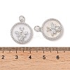 Brass Pendants Pave Shell KK-L208-73P-3