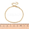 304 Stainless Steel Ball Chain Bracelets BJEW-C134-01C-G-5