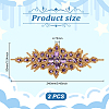 Rhinestone Flower Appliques DIY-WH0504-99A-2