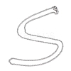 Tarnish Resistant Rolo Chain Necklace for Men NJEW-F027-14-2mm-3