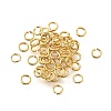 Brass Open Jump Rings KK-B147-03A-G-1