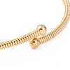 Ion Plating(IP) 304 Stainless Steel Elasticity Necklaces NJEW-S433-01G-3