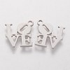 5Pcs 304 Stainless Steel Charms STAS-FS0001-08P-1