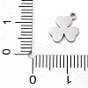 Anti-Tarnish 304 Stainless Steel Charms STAS-M076-10P-3