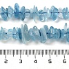 Natural Aquamarine Chip Beads Strands X-G-E271-96-5