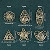Eco-Friendly Iron Pendants IFIN-FH0001-41-2