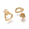 Heart 304 Stainless Steel Jewelry Sets SJEW-M097-17G-6