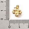 Brass Micro Pave Cubic Zirconia Pendants KK-V008-11G-04-3