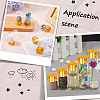 40Pcs Clear Glass Bottles Bead Containers CON-SC0001-15B-02-5