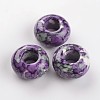 Dyed Rondelle Natural Ocean White Jade Beads X-G-D782-11-1