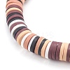 Polymer Clay Heishi Beaded Stretch Bracelets BJEW-JB06026-05-3
