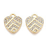 Alloy Rhinestone Pendants FIND-N008-13KCG-1