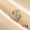 304 Stainless Steel Enamel Cuff Ring HA8093-1-1