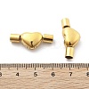 Ion Plating(IP) 304 Stainless Steel European Clasps STAS-Z115-04G-02-3