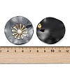 304 Stainless Steel ABS Imitation Pearl Stud Earrings for Women EJEW-M095-06G-01-3